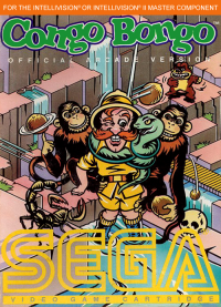 Congo Bongo Intellivision US box art